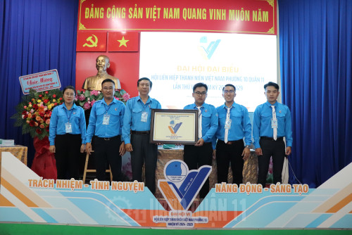 Phường 10: Đại hội Đại biểu Hội Liên hiệp Thanh niên Việt Nam Phường 10, Quận 11 lần thứ VI, nhiệm kỳ 2024 – 2029